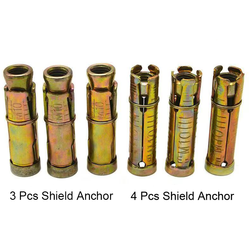 Fix shield Anchor bolt also known as through bolt and fixing bolt. And it is Suitable for medium-weight and heavy fixings in concrete, solid brick and natural stone. Whereas the long thread of a through bolt is suited for distance installations in which the object to be fastened is away from the base.