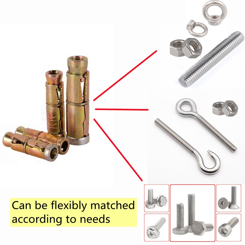 Fix shield Anchor bolt also known as through bolt and fixing bolt. And it is Suitable for medium-weight and heavy fixings in concrete, solid brick and natural stone. Whereas the long thread of a through bolt is suited for distance installations in which the object to be fastened is away from the base.