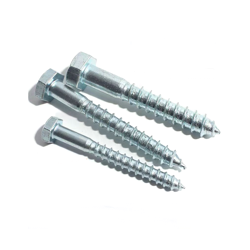 Din571 Galvanized Hex Head Wood Screws