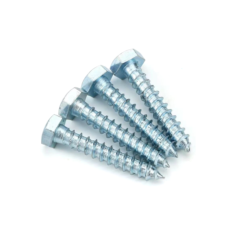 Din571 Galvanized Hex Head Wood Screws