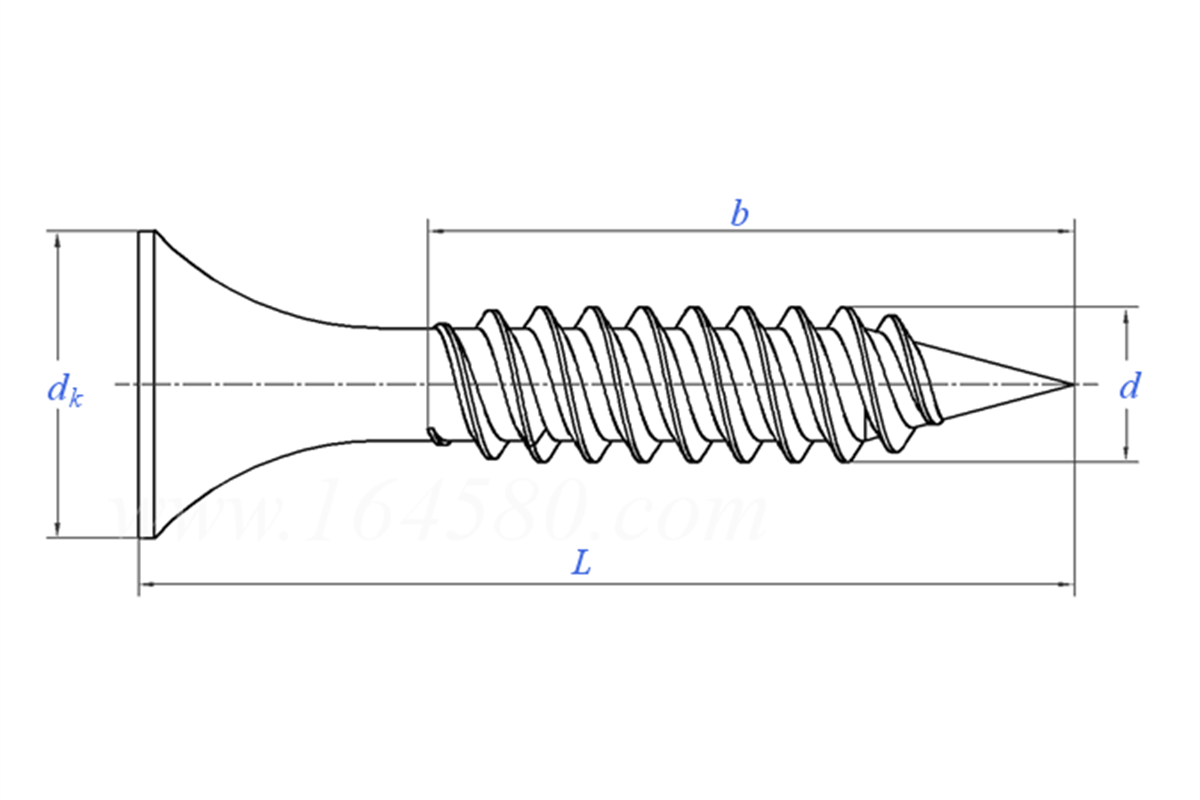 Bugle Head Black Phosphate Drywall Screws