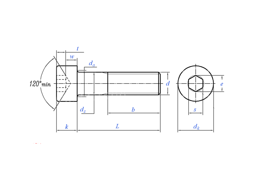 Hex Socket Head Bolt DIN912