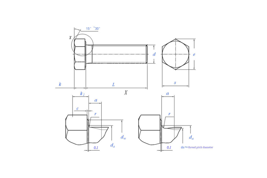 Hex Bolt DIN933 DIN931